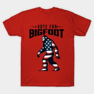 Vote For Bigfoot 2024 T-Shirt